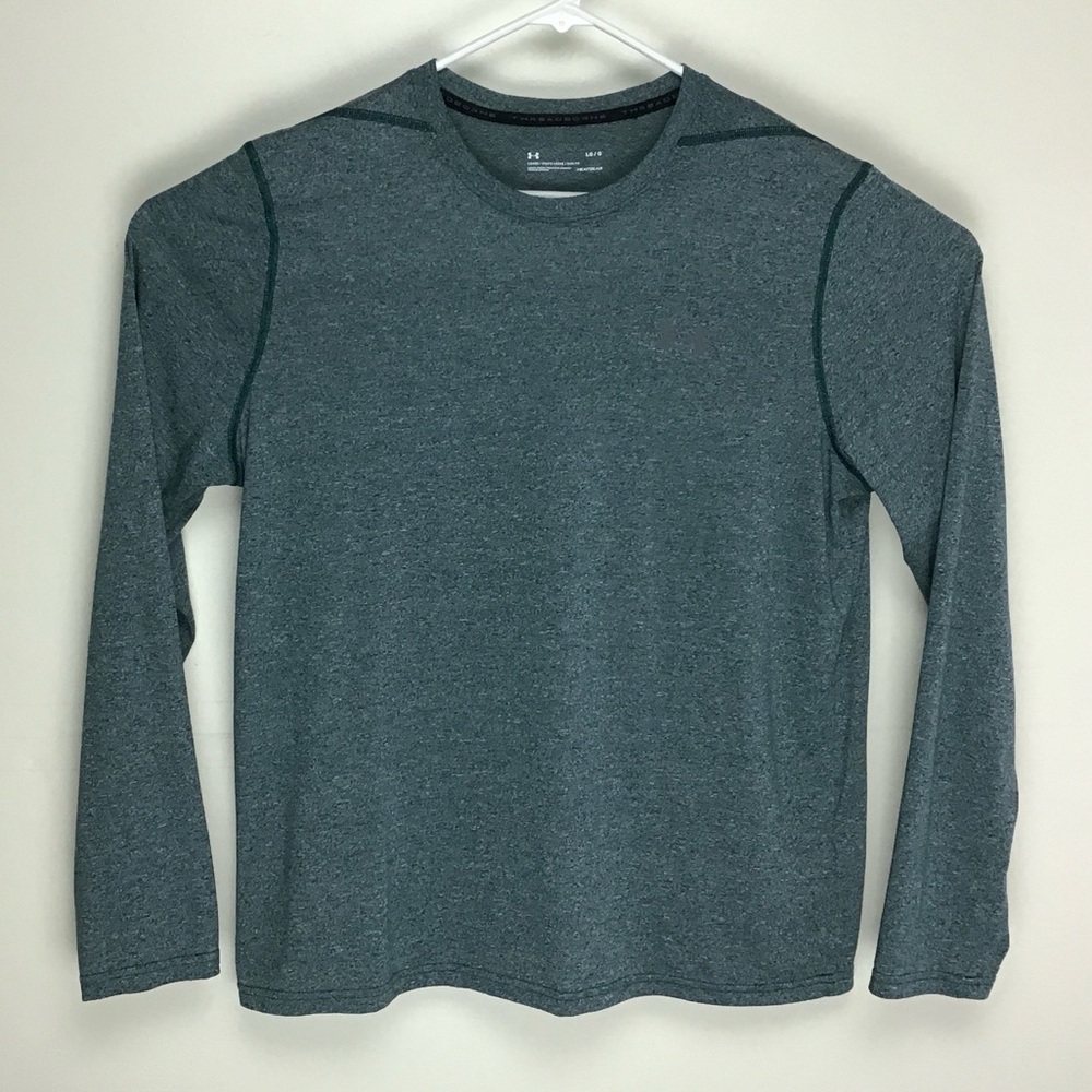 Under Armour HeatGear Threadborne men’s long sleeve tee shirt large